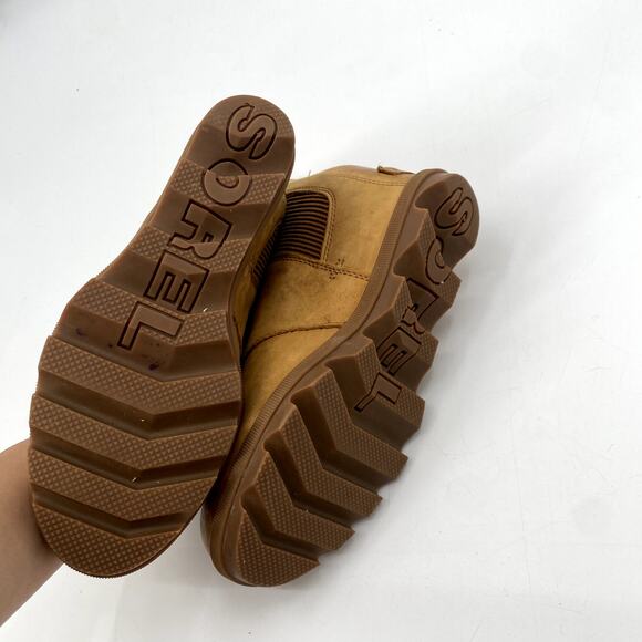 Sorel Size 7 Brown chelsea wedge Booties - Picture 7 of 8